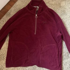 victoria’s secret pink quarter zip